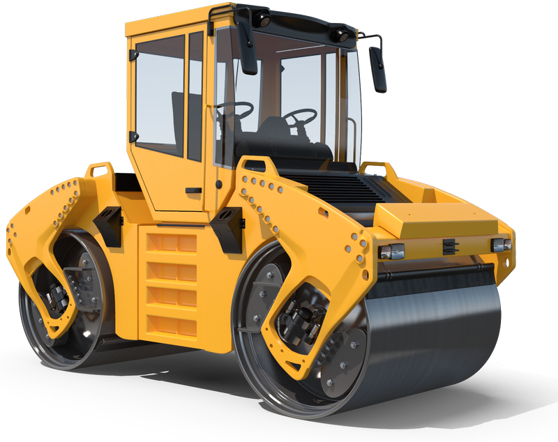 Rolo compactador - Curso de Máquinas Pesadas